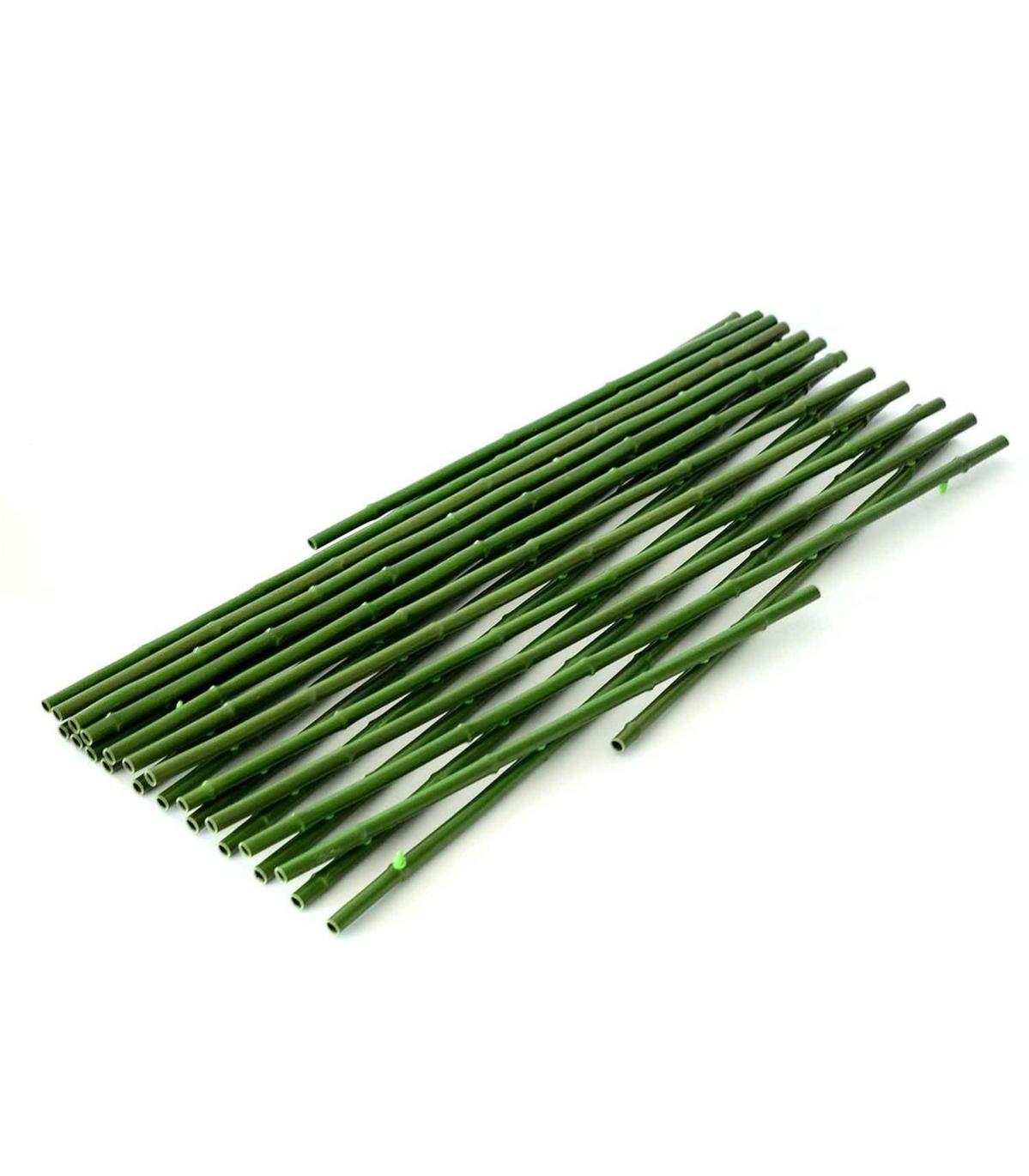 Palissade Imitation Bambou  Vert Plastique 2 M X 50  Cm  