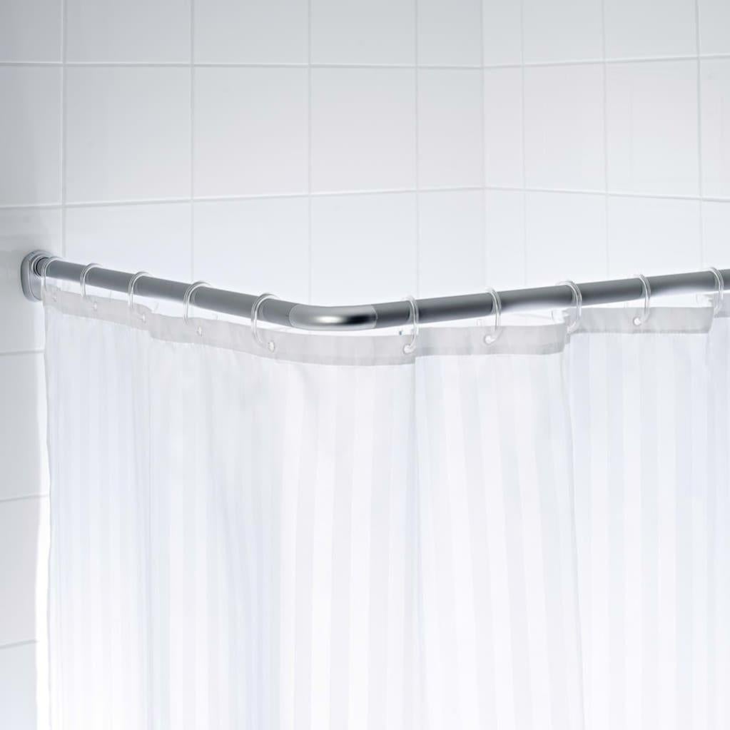 Tringle Rideau De Douche Angle Sans Percer Leroy Merlin
