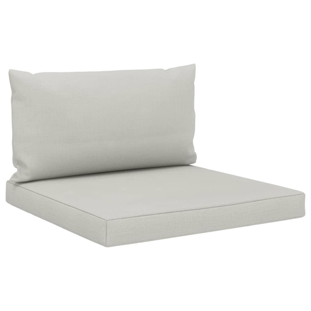 Coussins De Sol Canape De Palette En Tissu Taupe Dossier Et Assise Dec021578 Leroy Merlin