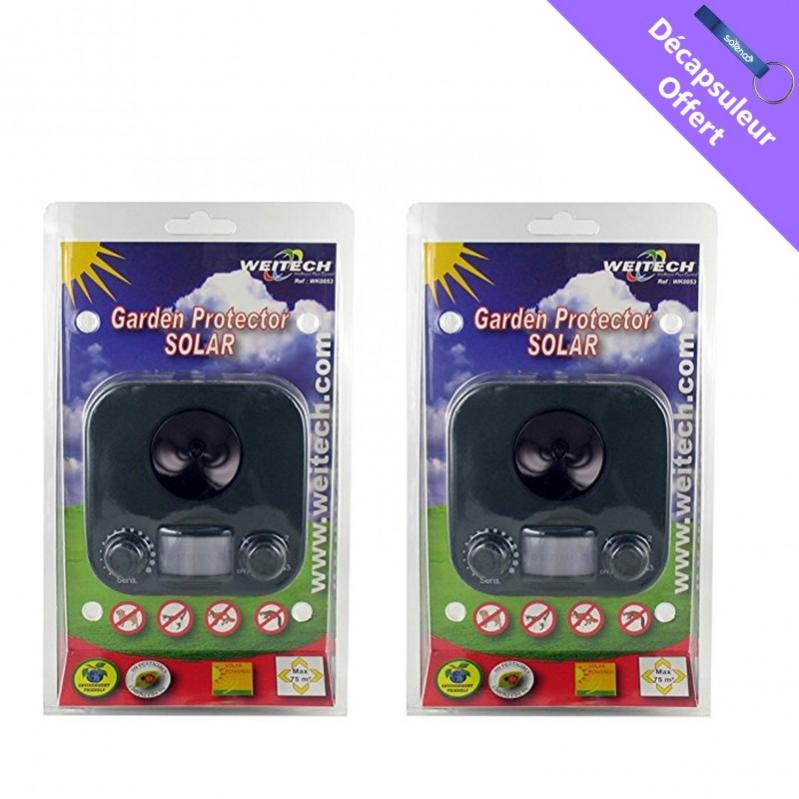 Pack 2x Garden Protector Wk0053 Repulsif Chien Chat Fouine Leroy Merlin