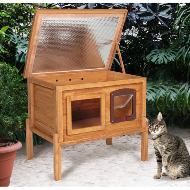 Niche Autochauffante En Bois Pour Chat Avec Porte Et Fenetre Leroy Merlin Niche Autochauffante En Bois Pour Chat Avec Porte Et Fenetre Leroy Merlin