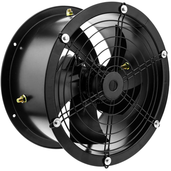 Extracteur D Air De Tube Pour La Ventilation Industrielle De 300 Mm 2550 Rpm Rond 360x360x180 Mm Leroy Merlin