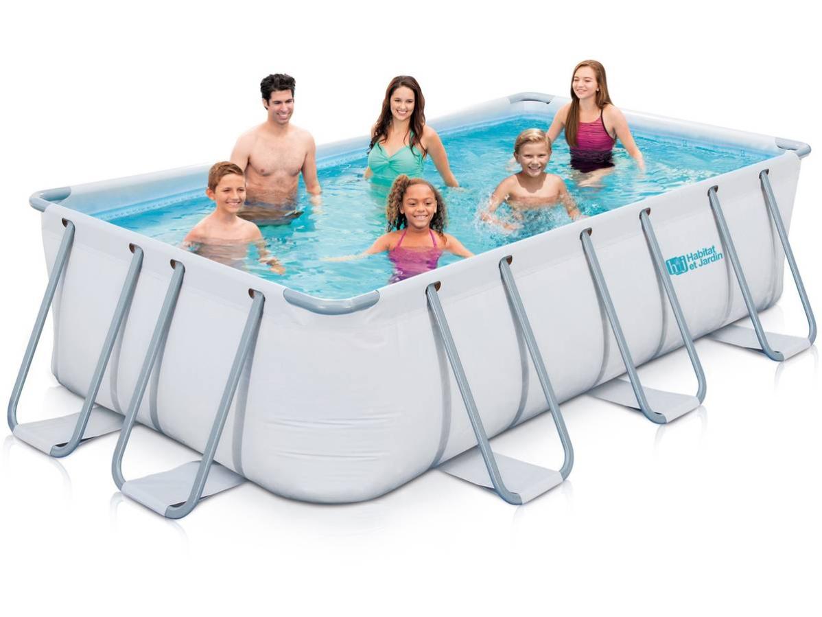 Piscine Tubulaire - 4,01 X 2,01 X 1,22 M - Sans Filtration | Leroy Merlin