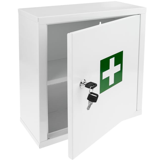 Armoire À Pharmacie Murale En Acier Pour Médicaments 322 X 140 X 361 Mm