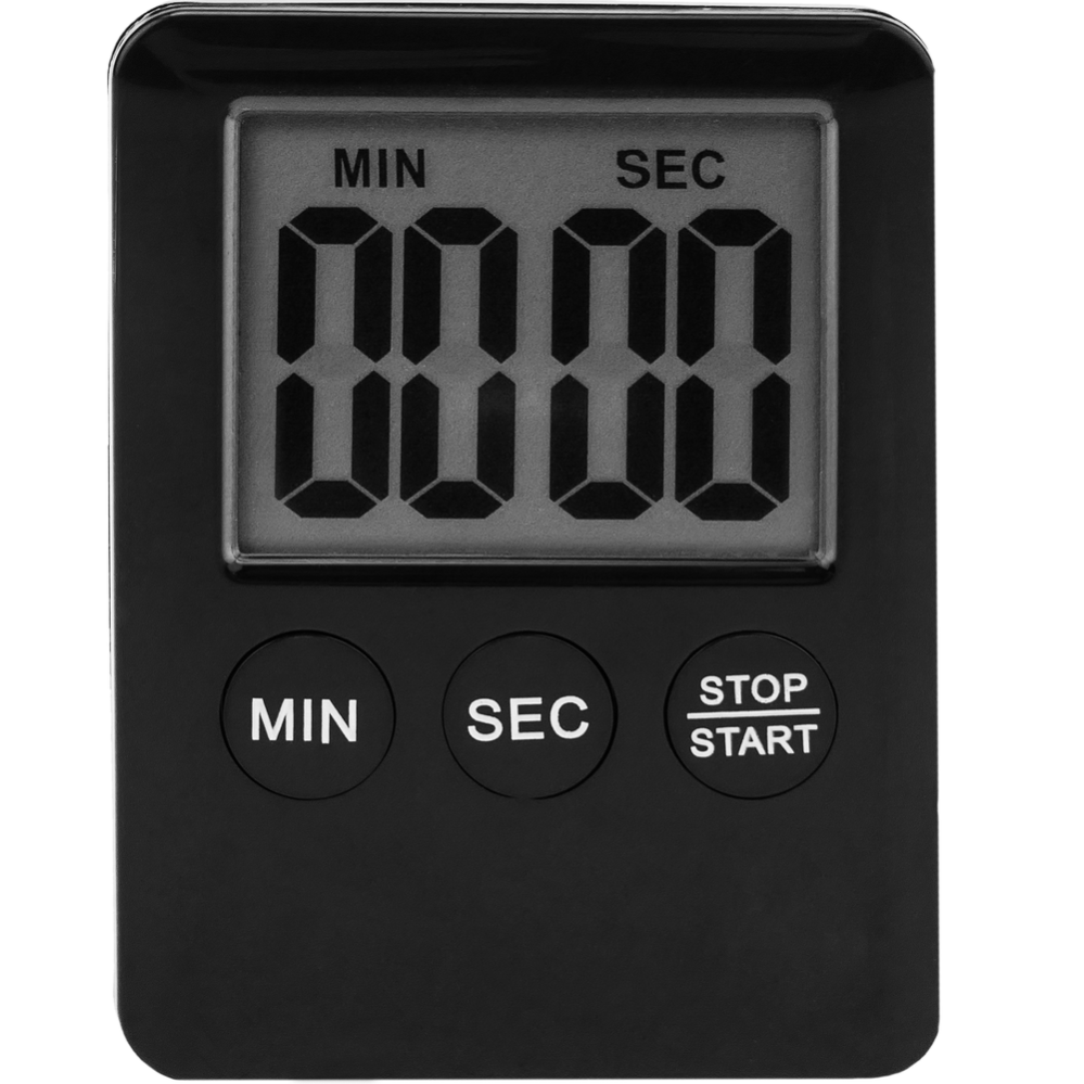 Minuteur De Cuisine Magnetique Controle Du Temps Numerique Noir Leroy Merlin