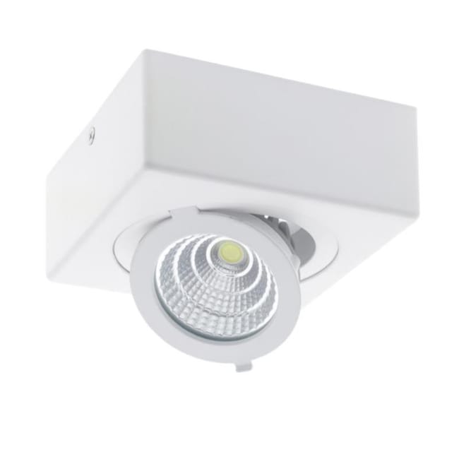 Spot Led En Saillie 12w Cob O120mm Orientable Blanc Chaud 2300k 3500k Silamp Leroy Merlin