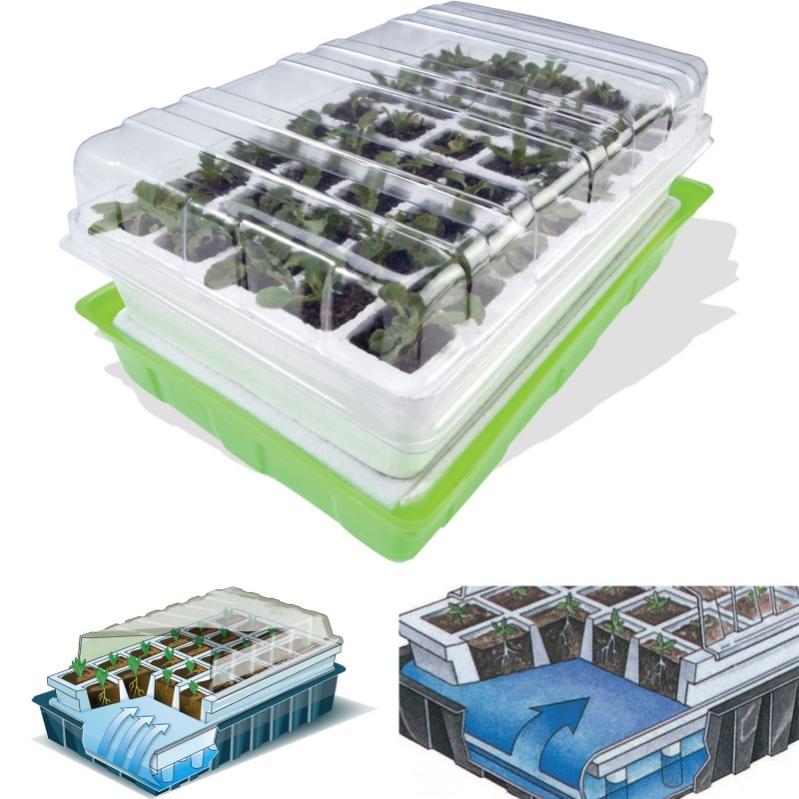 Kit De Germination 40 Godets Lot X2 Pour Semis