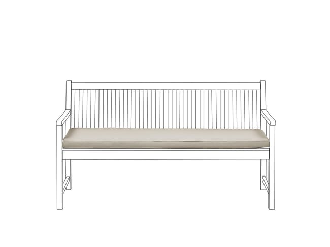 Beliani Coussin Beige 152 X 54 X 5 Cm Pour Banc De Jardin Vivara Leroy Merlin Beliani Coussin Beige 152 X 54 X 5 Cm Pour Banc De Jardin Vivara Leroy Merlin