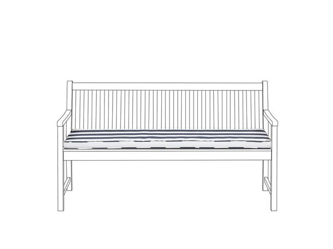 Beliani Coussin A Rayures Bleu Marine 152 X 54 X 5 Cm Pour Banc De Jardin Vivara Leroy Merlin Beliani Coussin A Rayures Bleu Marine 152 X 54 X 5 Cm Pour Banc De Jardin Vivara Leroy Merlin