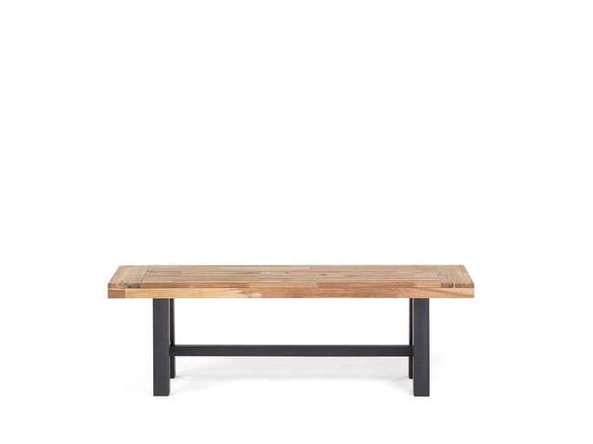 Beliani Banc De Jardin En Bois Avec Pieds Noirs Scania Leroy Merlin Beliani Banc De Jardin En Bois Avec Pieds Noirs Scania Leroy Merlin