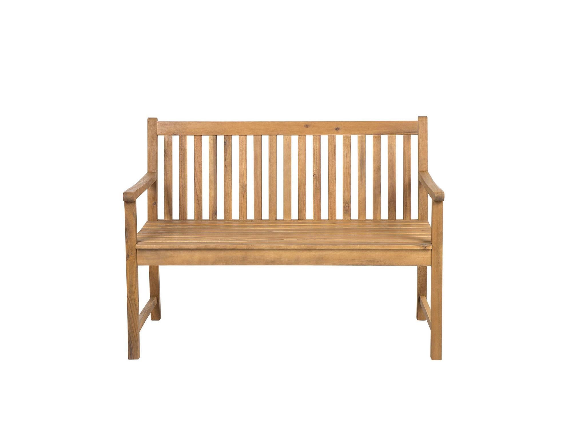 Beliani Banc De Jardin En Bois Acacia 120 Cm Vivara Leroy Merlin
