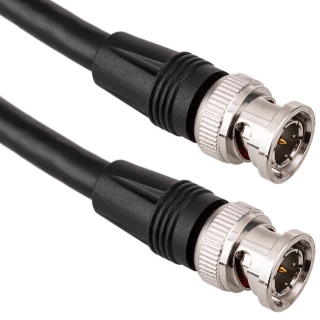 Câble Coaxial Bnc 12g Hd Sdi Mâle � Mâle De Haute Qualité 15m | Leroy Merlin cable coaxial audiophile