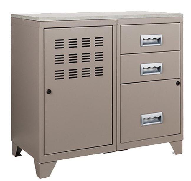 Meuble Bureau Metal 1 Porte 3 Tiroirs Pierre Henry Leroy Merlin Meuble Bureau Metal 1 Porte 3 Tiroirs Pierre Henry Leroy Merlin