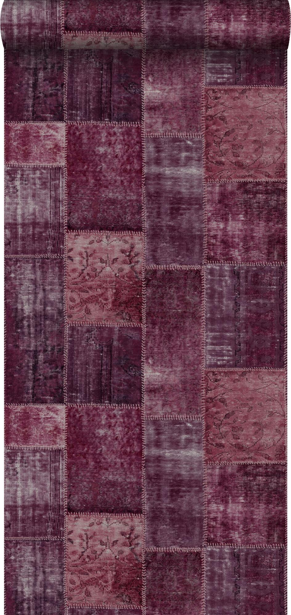tapis raye vintage en polyester bordeaux 120x180 leroy merlin