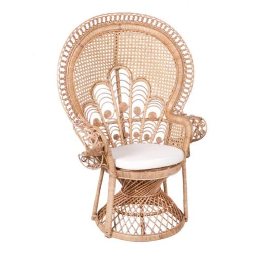 coussin fauteuil rotin