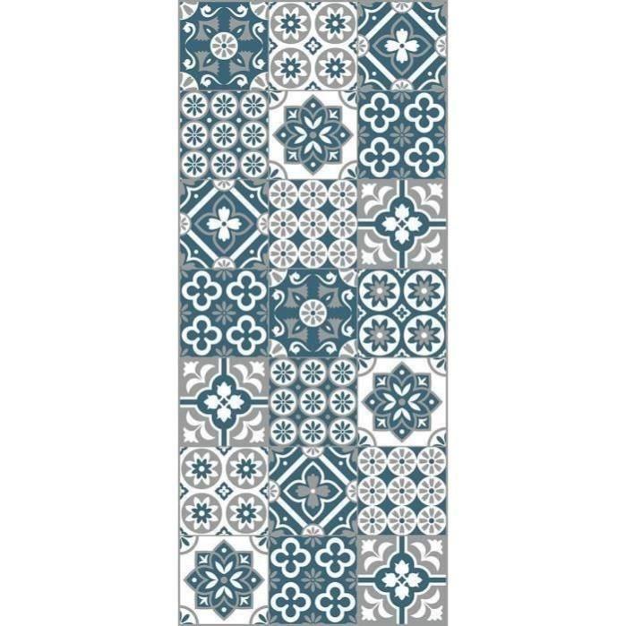 Carrelage Imitation Carreaux De Ciment Bleu Leroy Merlin