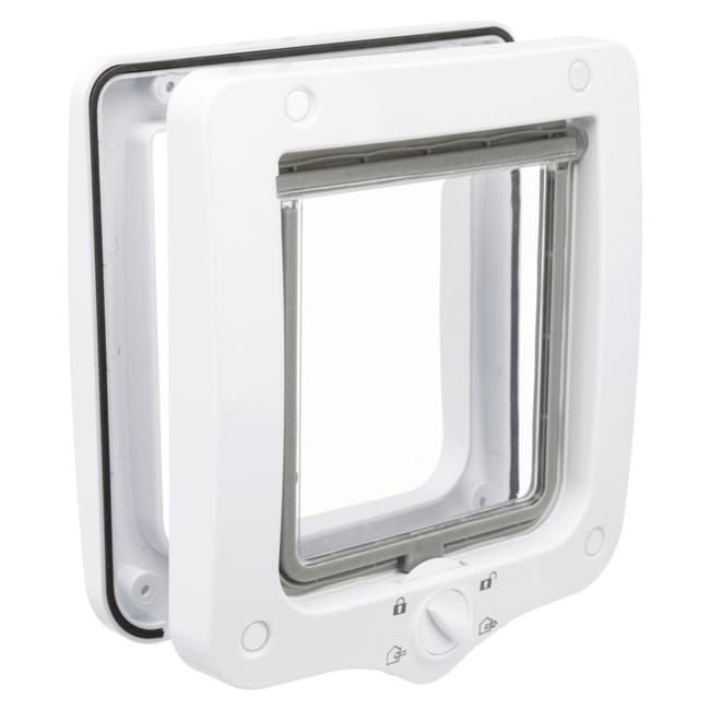 Trixie Chatiere 4 Positions X 22 Cm Exterieur Total Couleur Blanche Pour Chat Tr Leroy Merlin Trixie Chatiere 4 Positions X 22 Cm Exterieur Total Couleur Blanche Pour Chat Tr Leroy Merlin