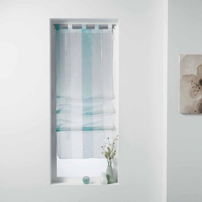 Paris Prix Store Voilage Balina 60x180cm Menthe Leroy Merlin