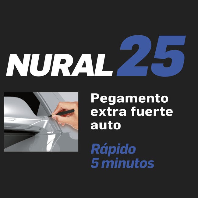 Adhesivo especial para automóviles Nural 25 2x11ML