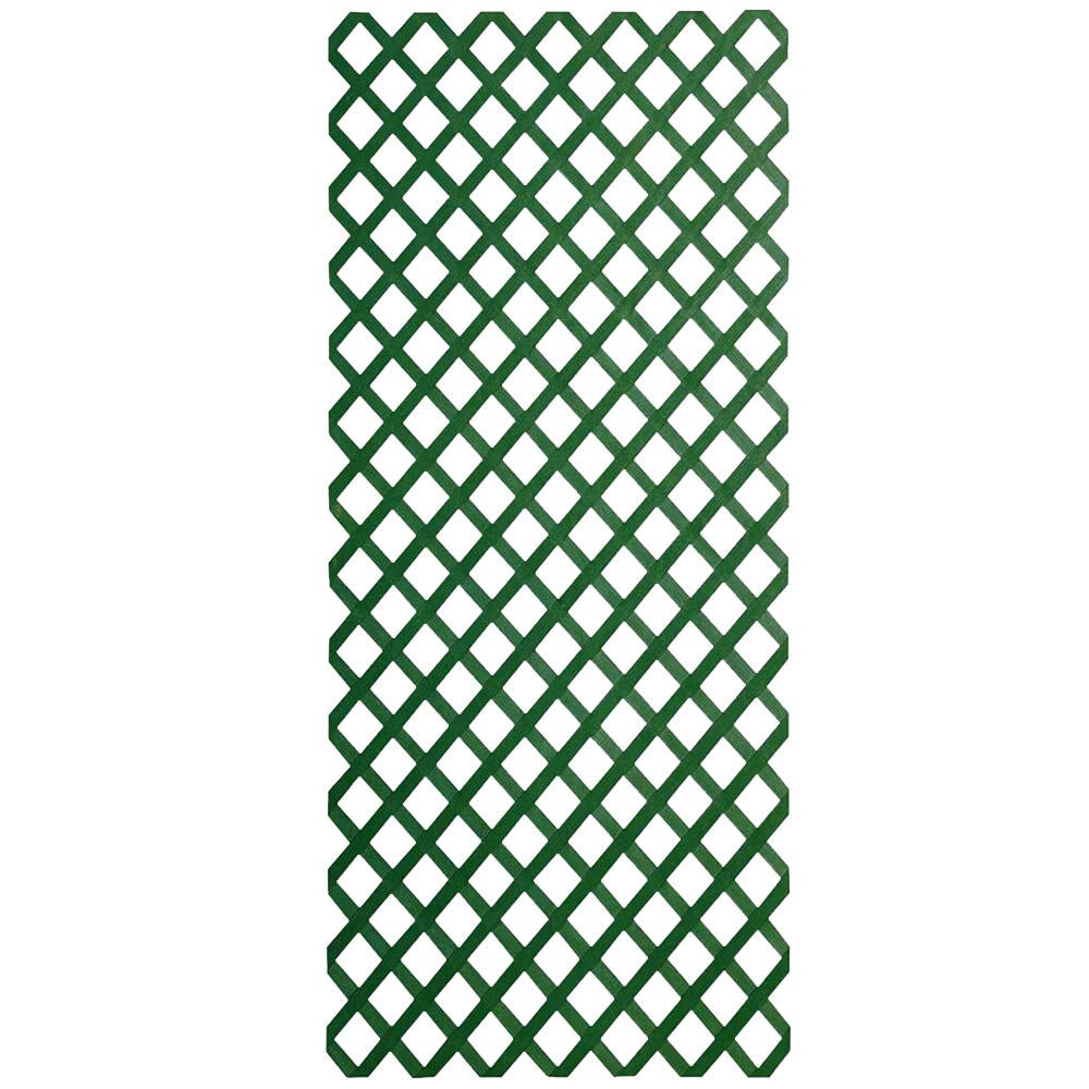 Celosía fija de polipropileno verde 100 x 200 cm