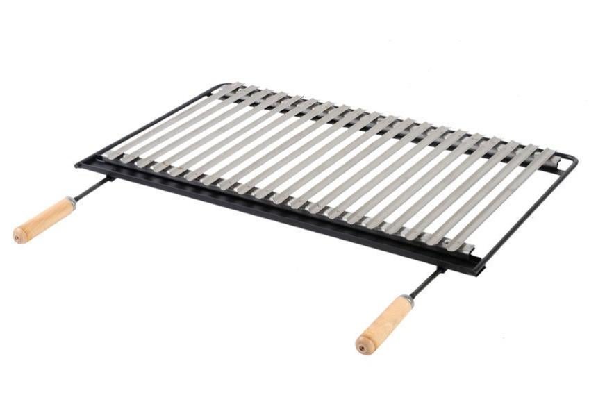 Parrilla de la barbacoa de acero inoxidable 66x2.7x41 cm de la marca IMEX EL ZORRO