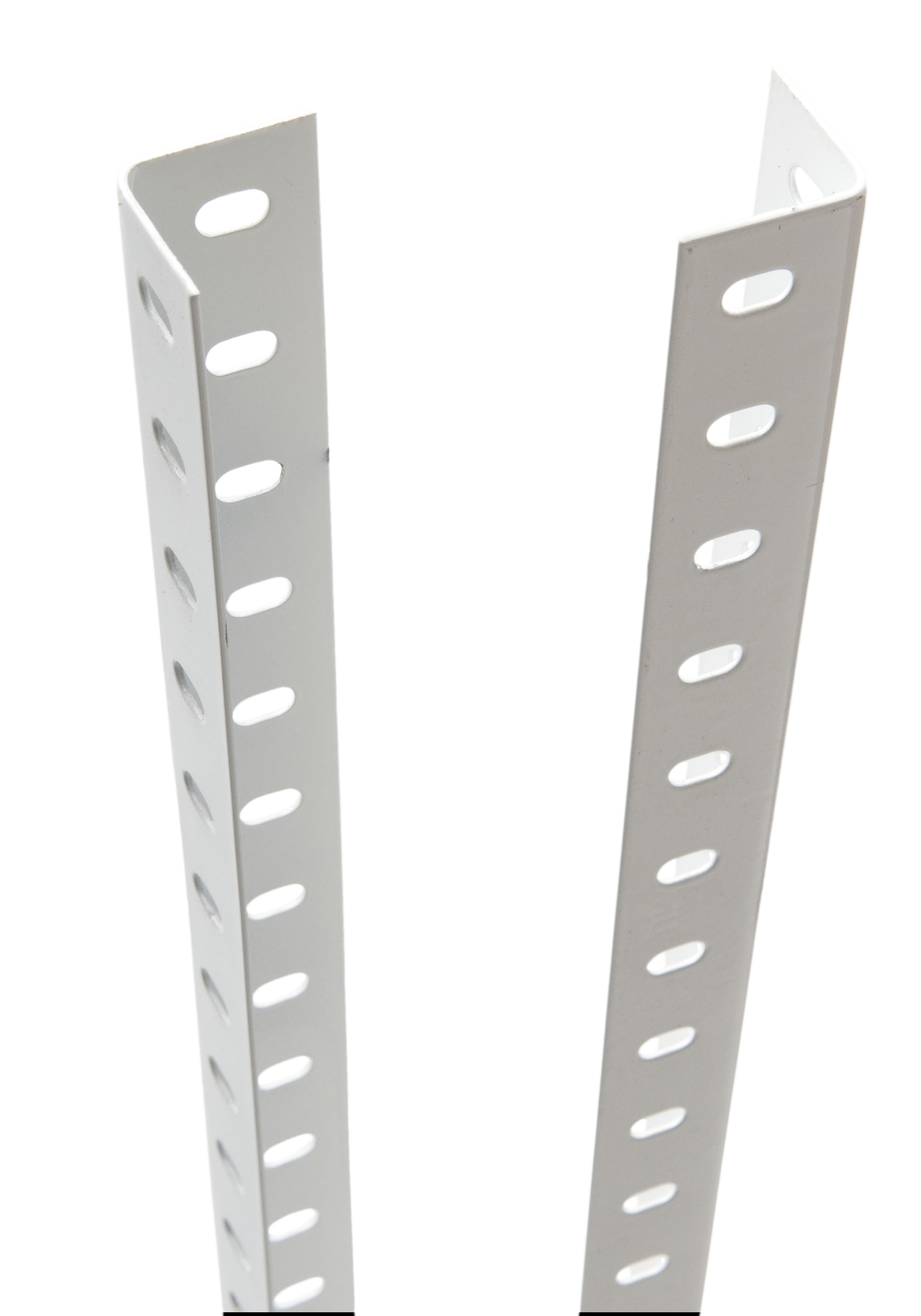 Perfil para estantería metálica de acero de 250 x 3,5 cm (largo x ancho)