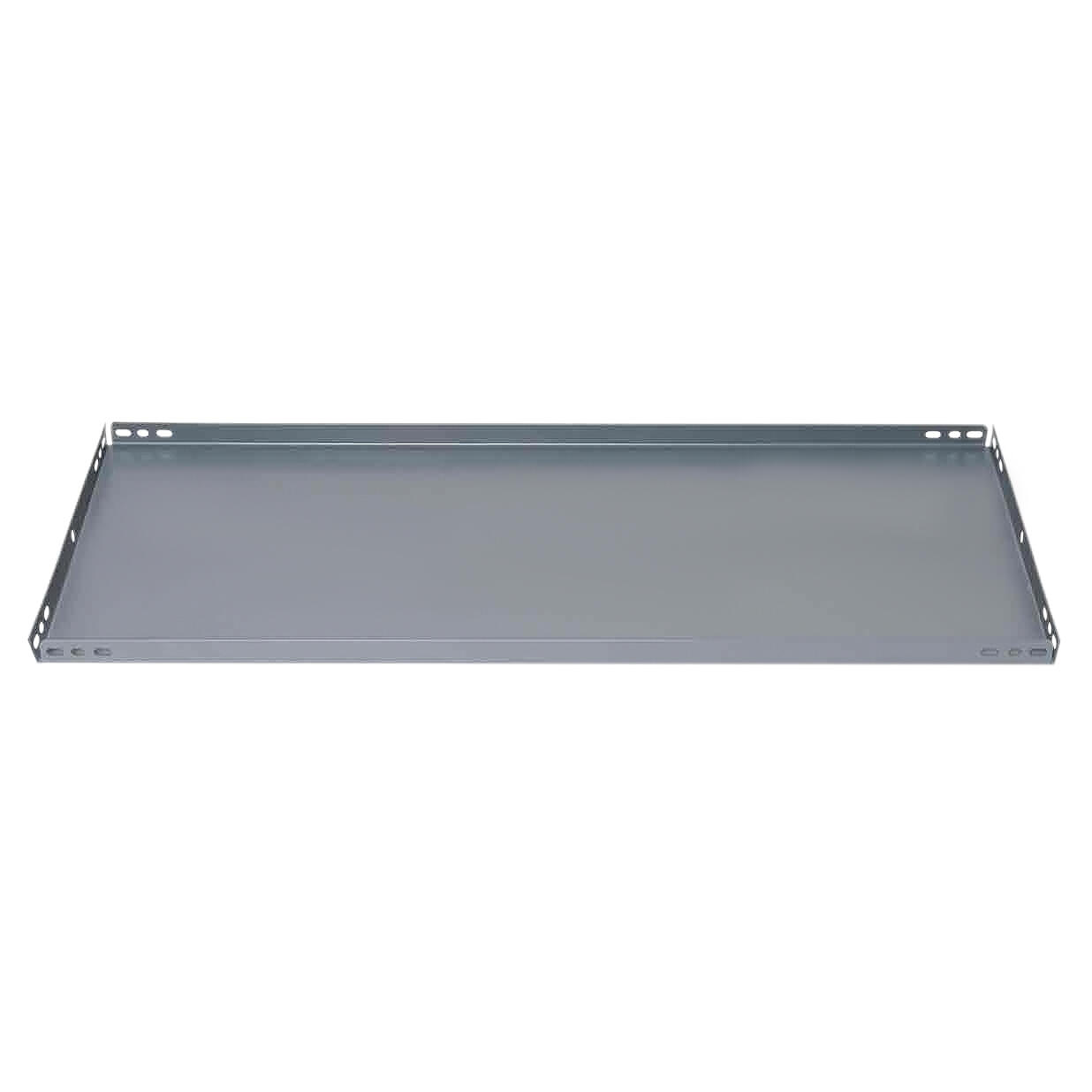 Balda recta para sistema de estantes de acero gris de 60x30cm