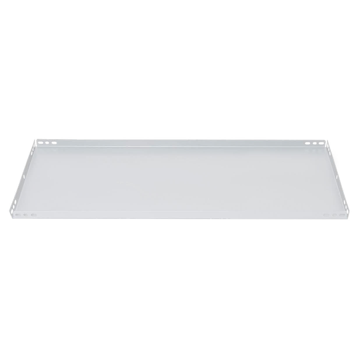 Balda recta para sistema de estantes de acero blanco de 80x30cm
