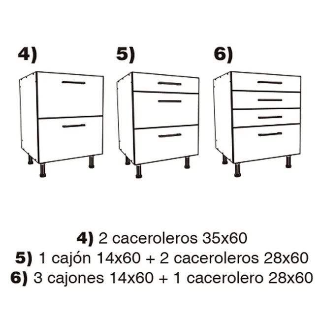 Mueble alto cocina DELINIA gris 60 x 102.4 cm (ancho x alto)