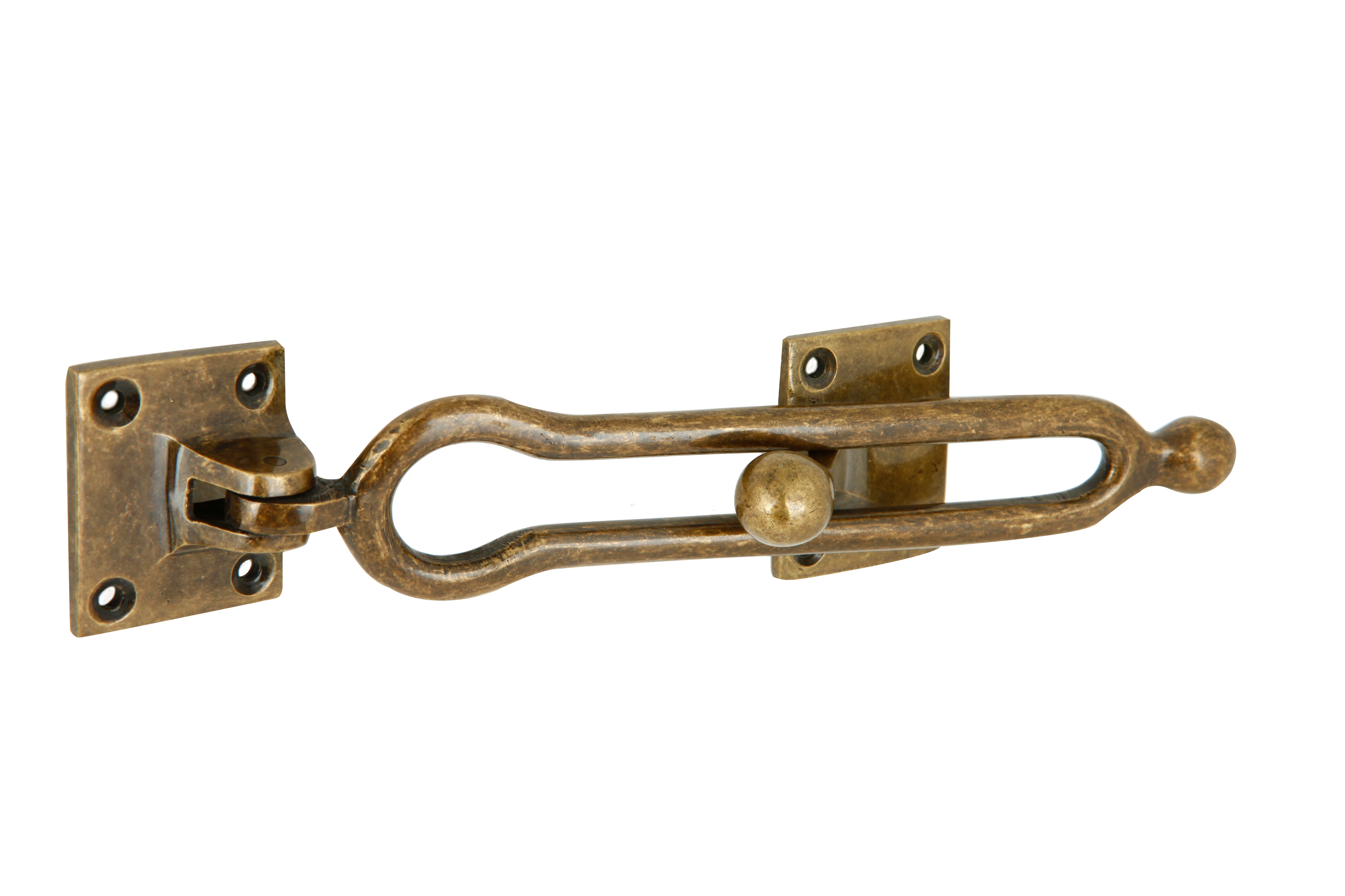 Bloqueador de puerta en dorado de latón de 225x108 cm
