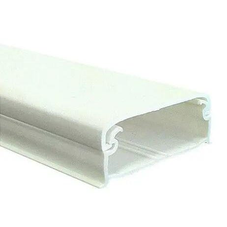 Canaleta Plástica Adhesiva Blanca 2mts 20x12mm