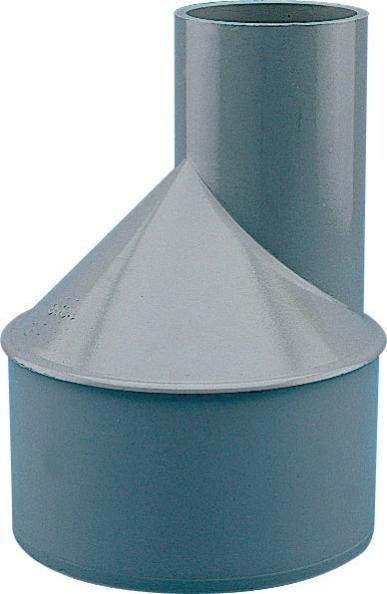 Ampliación Excéntrica de PVC de Ø75/Ø90 mm Macho / hembra | Leroy Merlin
