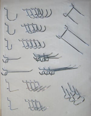Simonrack Simonwork Panel perforado (Ancho: 40 cm, Altura: 150 cm, Blanco)