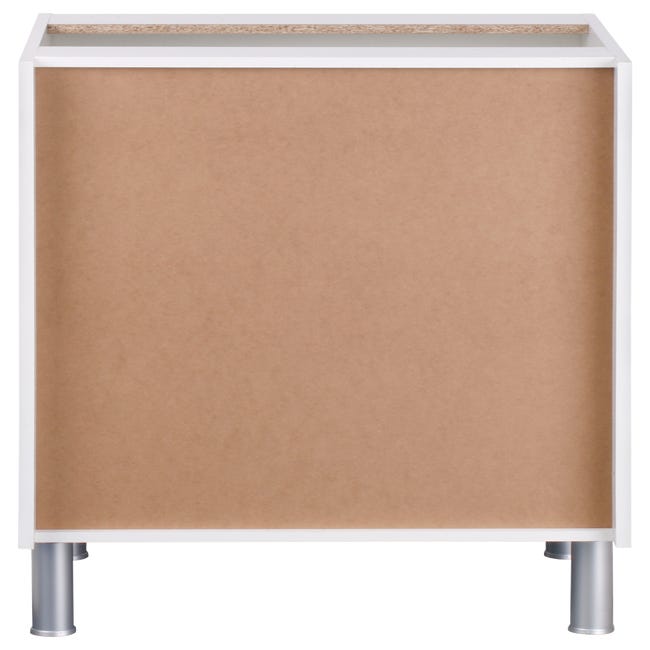 Mueble bajo horno BASIC blanco fabricado en aglomerado 60 x + 16 cm | Leroy Merlin