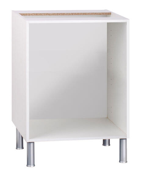 Mueble bajo para horno BASIC blanco en aglomerado 60 x 70 + 16 cm | Leroy