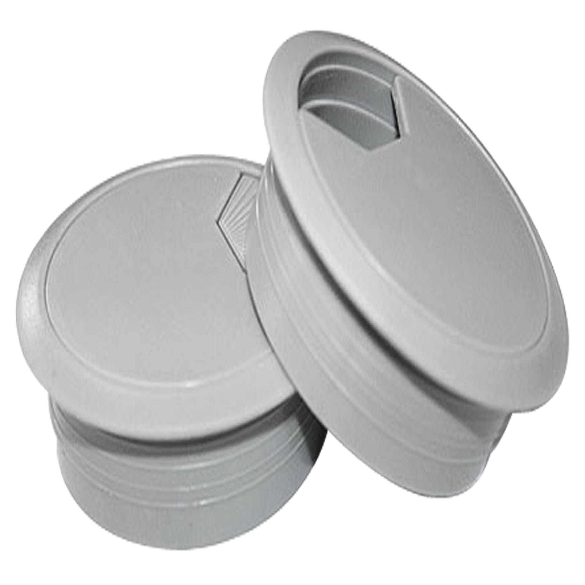TAPA PASACABLES EMUCA 60MM PLASTICO GRIS
