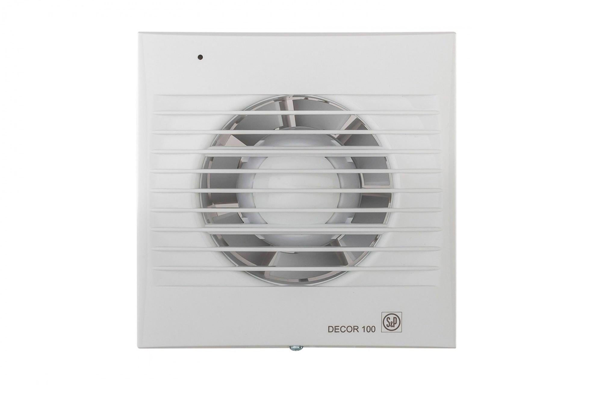 Extractor de aire para baño decor 100cr de la marca S&P Extractor de aire para baño decor 100cr de la marca S&P