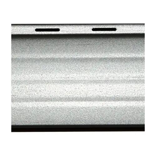 Lama para persiana de pvc gris / plata de 1500x50x14 mm