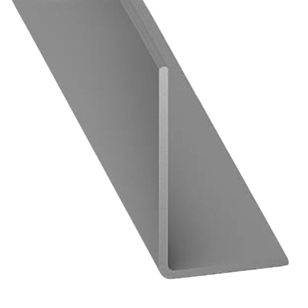 Perfil forma ángulo de pvc gris, Alt.2 x An.3 x L.200 cm | Leroy Merlin