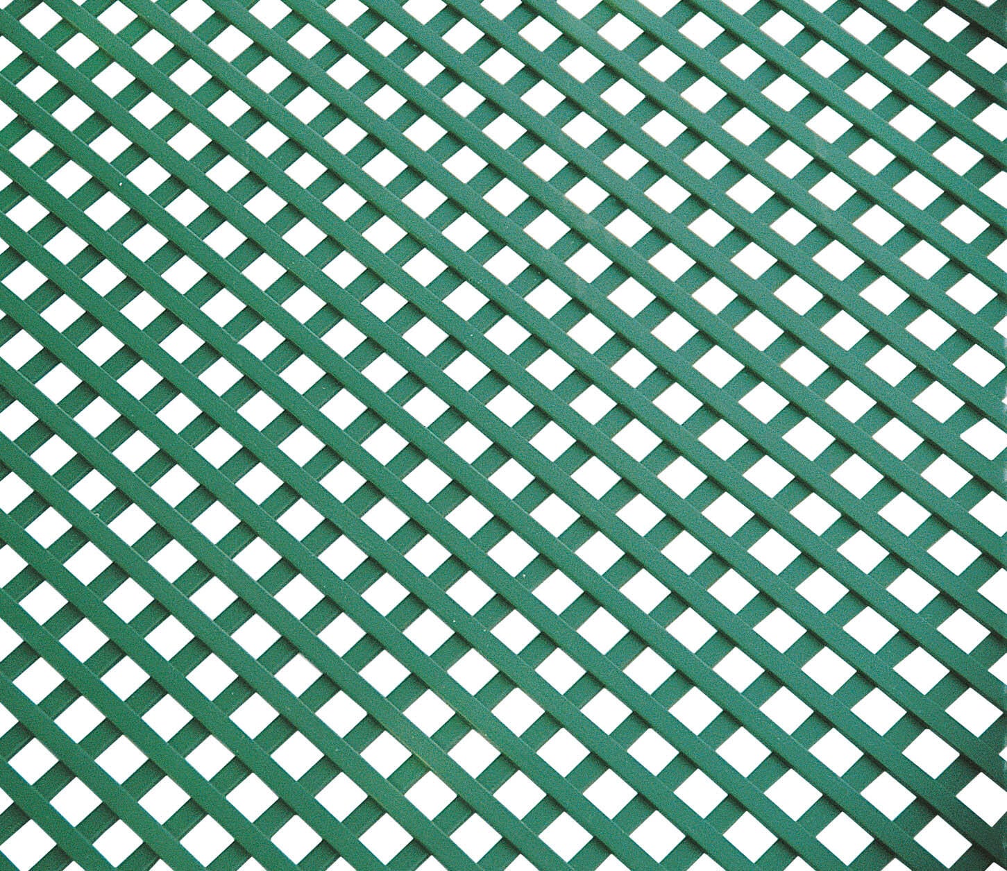 Celosía de PVC fija verde 1x2mt-48x48mm