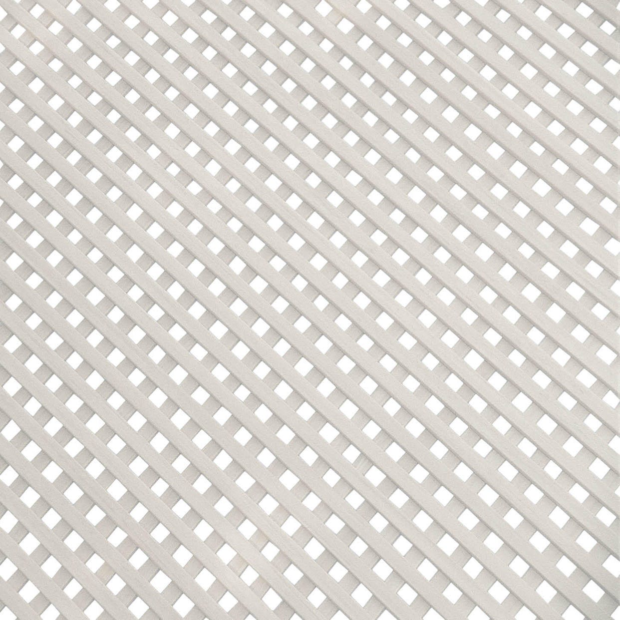 Celosía PVC 18 mm (An x Al: 1 x 2 m, Blanco)