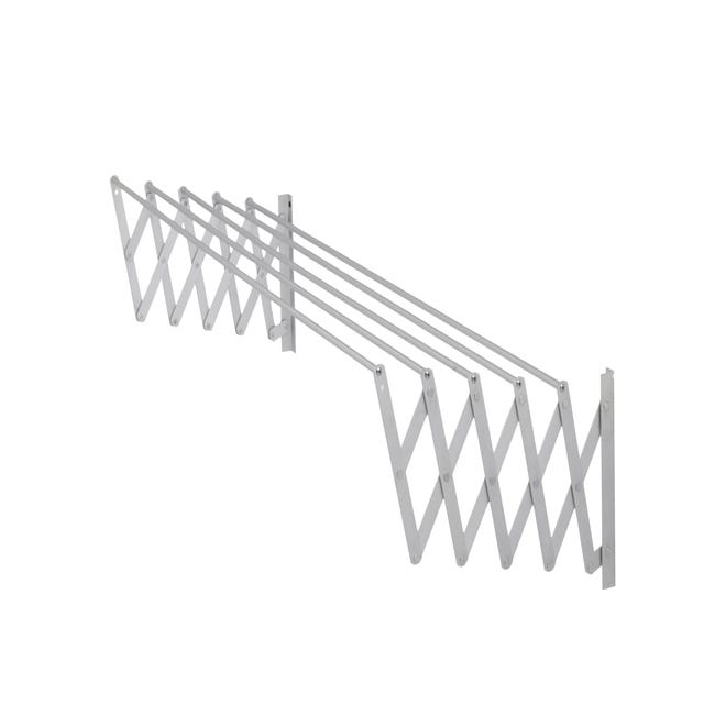 Tendedero barras para pared de aluminio 13x141x3 cm | Leroy