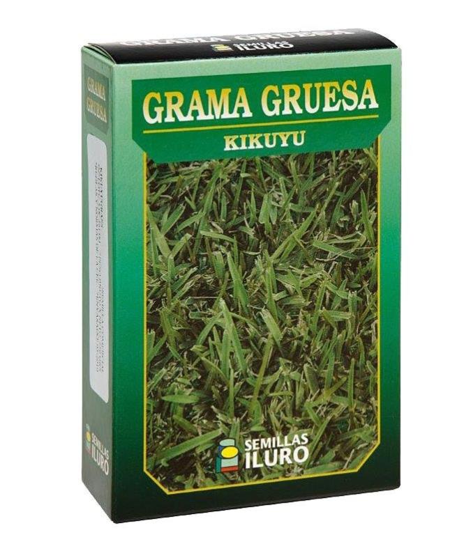 Césped grama gruesa iluro 0.25kg para terrenos de menos de 100 m² de la marca ILURO Césped grama gruesa iluro 0.25kg para terrenos de menos de 100 m² de la marca ILURO