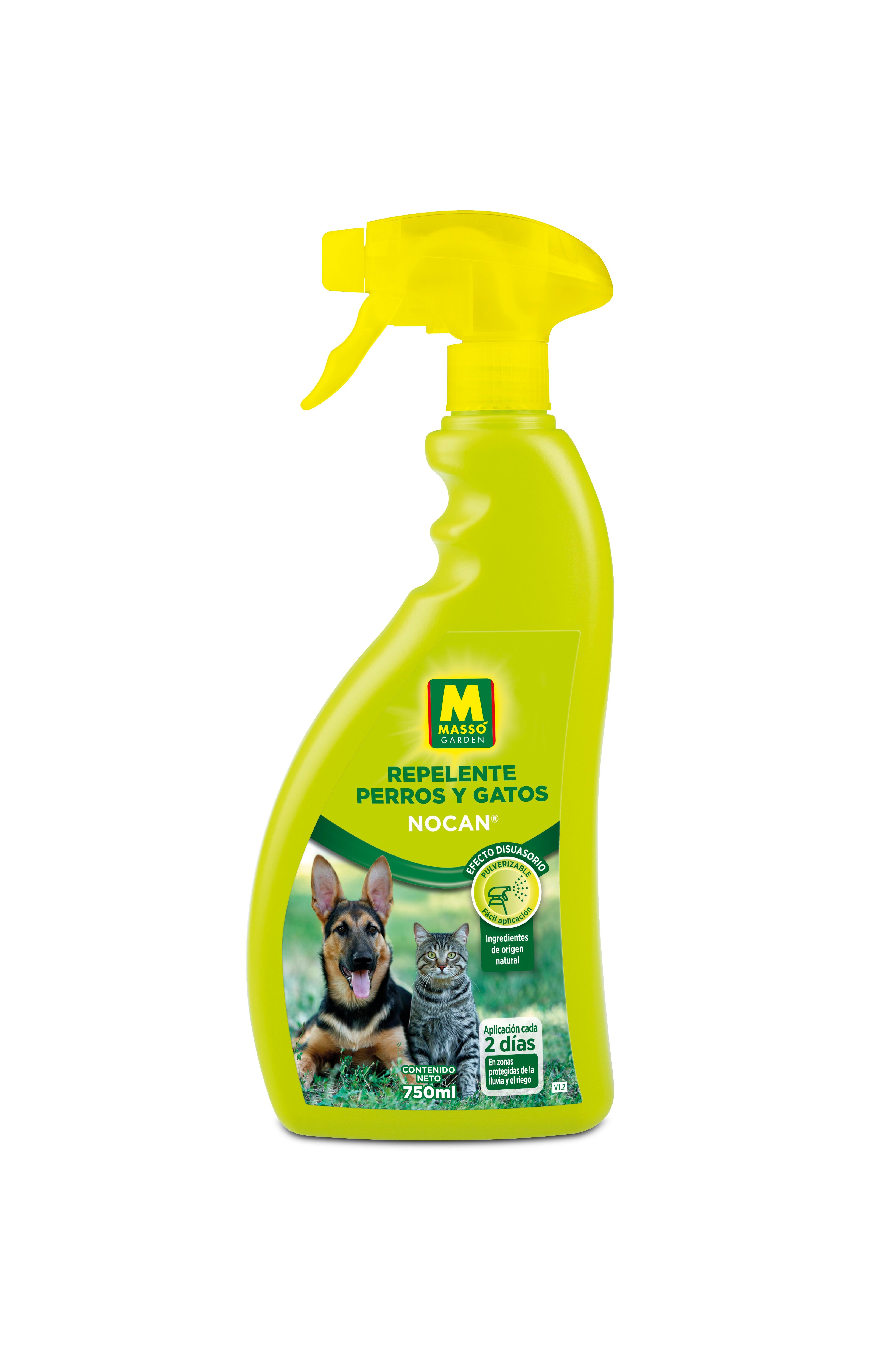 Repelente perros y gatos en spray MASSÓ 750 ml