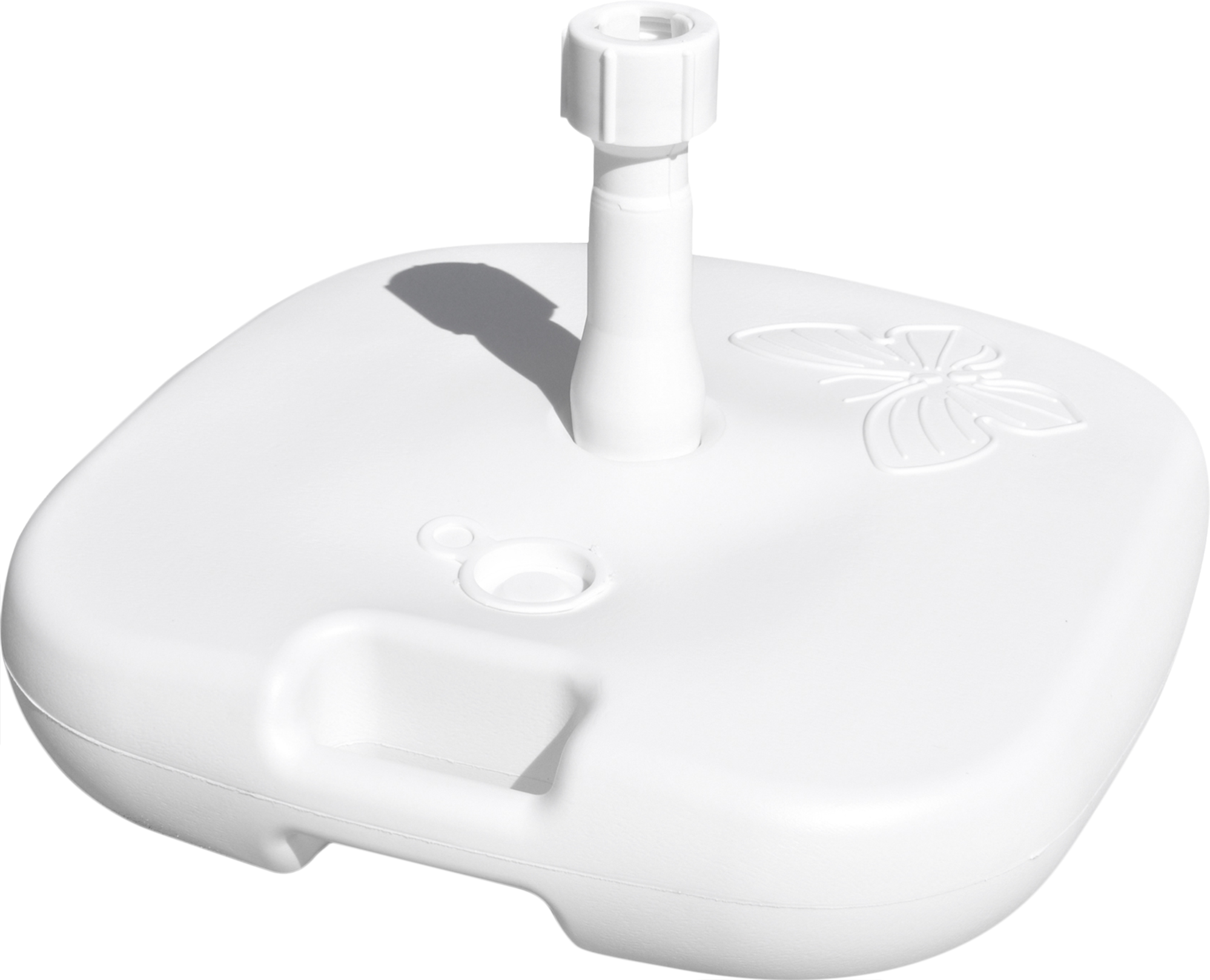 Pie de parasol rellenable papilon blanco 16l de la marca MOVELAR Pie de parasol rellenable papilon blanco 16l de la marca MOVELAR