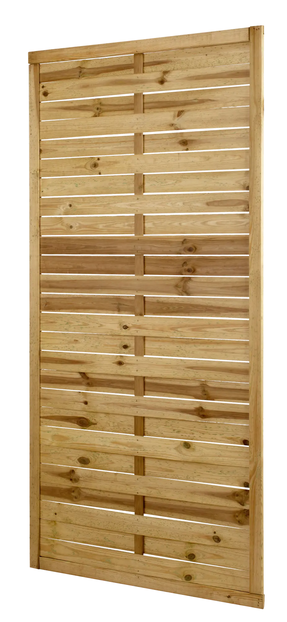oscuro máximo apagado Panel de exterior recto Feng de madera marrón 90x180cm | Leroy Merlin