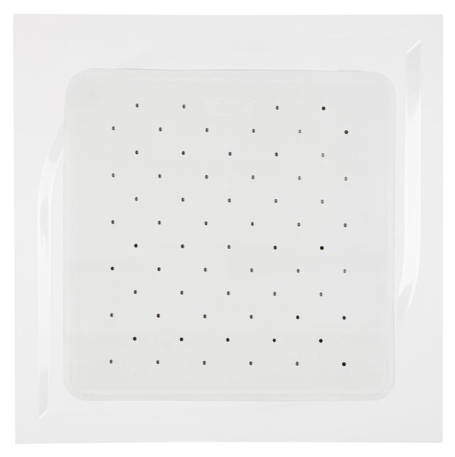 Alfombrilla antideslizante de ducha esquina - blanco – Senso-Care