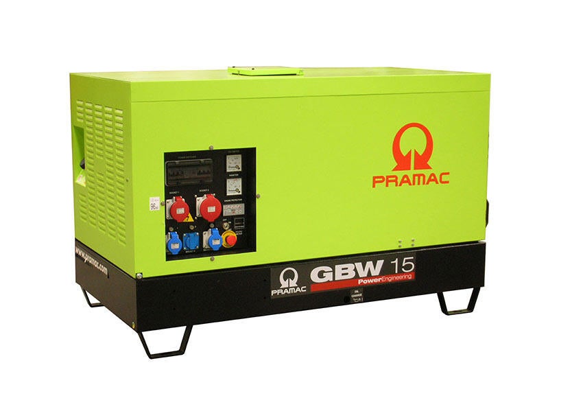 Generador pramac gbw15p mcp diésel de 10200 w