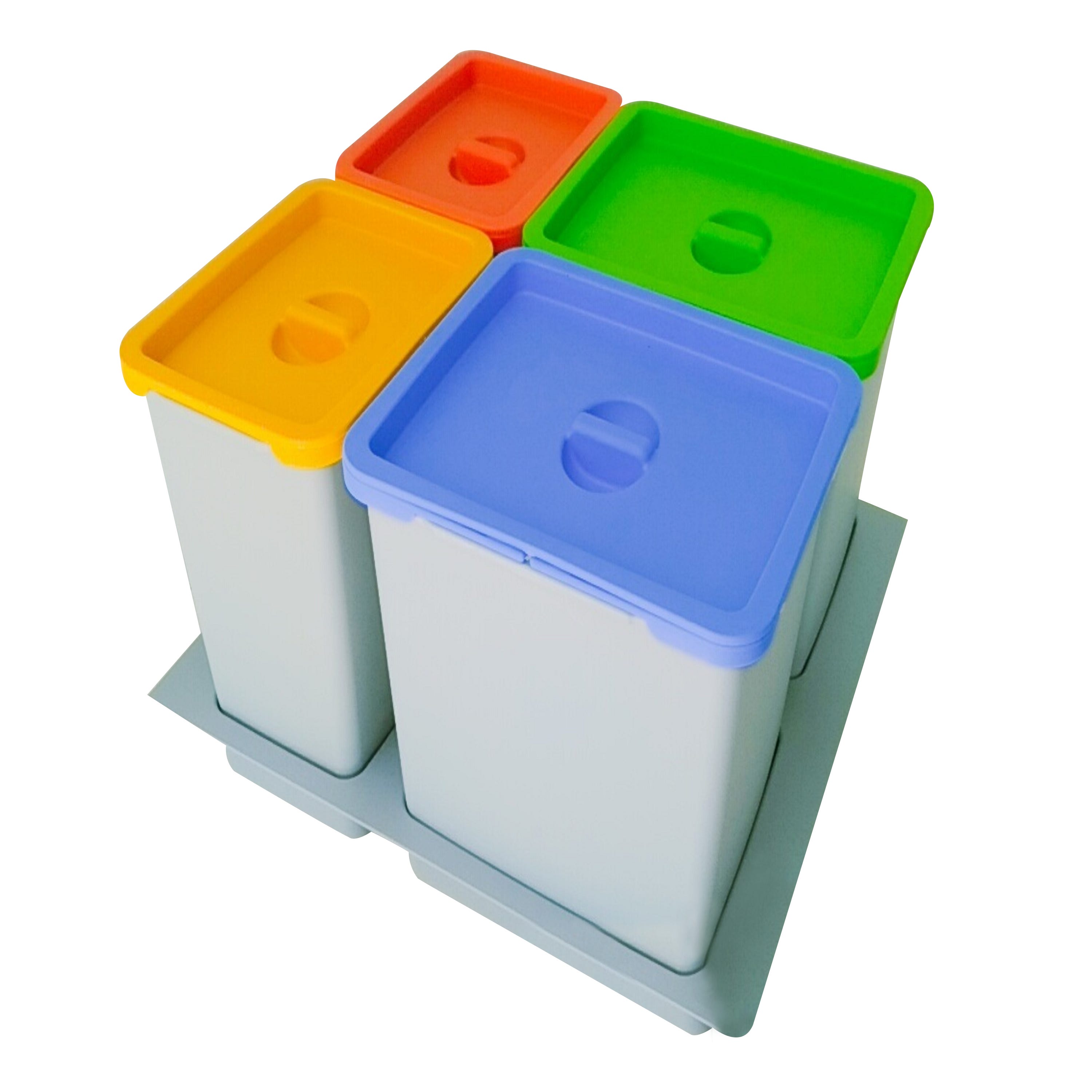 Cubo de basura rectangular para cajón de cocina
