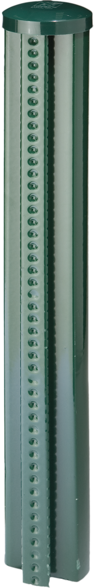 Poste quickfix de acero y pvc verde de 48mm y 70 cm